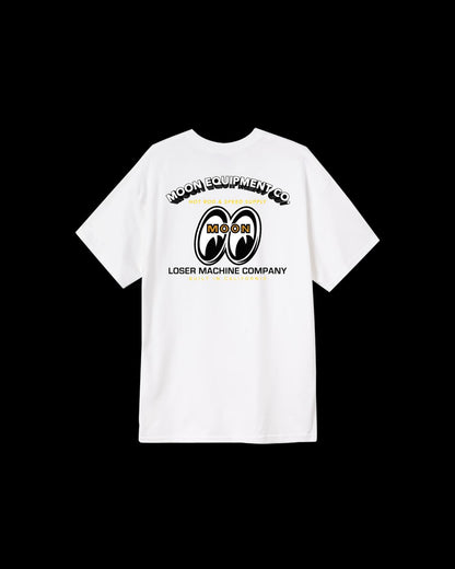 LOSER MACHINE FRONT PAGE POCKET T-SHIRT - WHITE