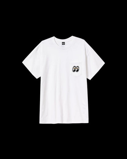 LOSER MACHINE FRONT PAGE POCKET T-SHIRT - WHITE