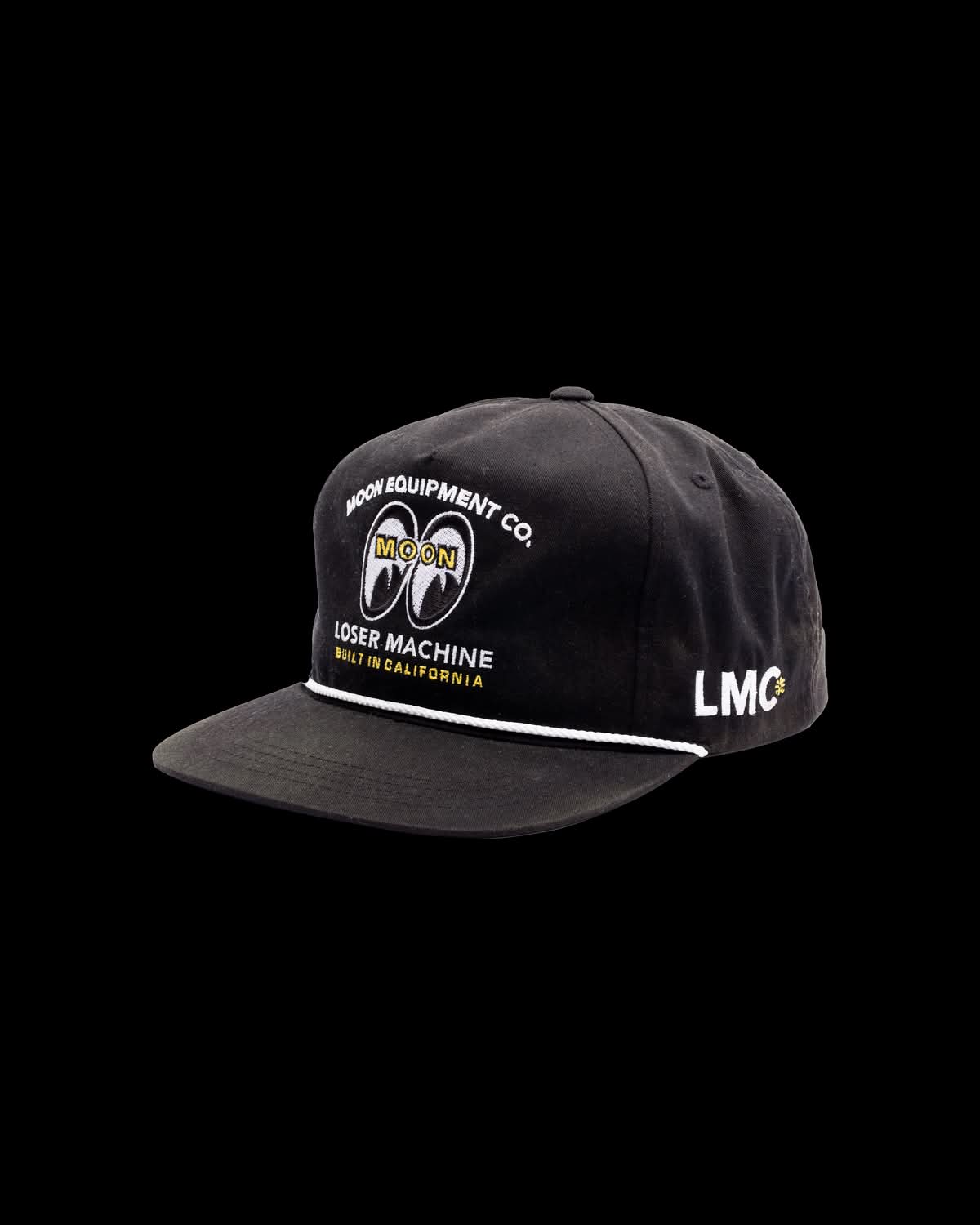 LOSER MACHINE COMPANY GEARHEAD HAT - BLACK