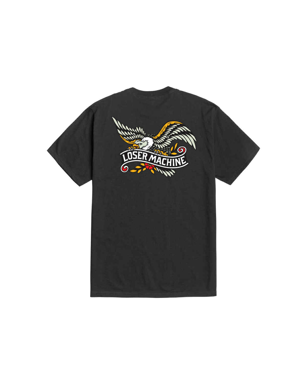 LOSER MACHINE COMPANY GLORY BOUND STOCK T-SHIRT - BLACK