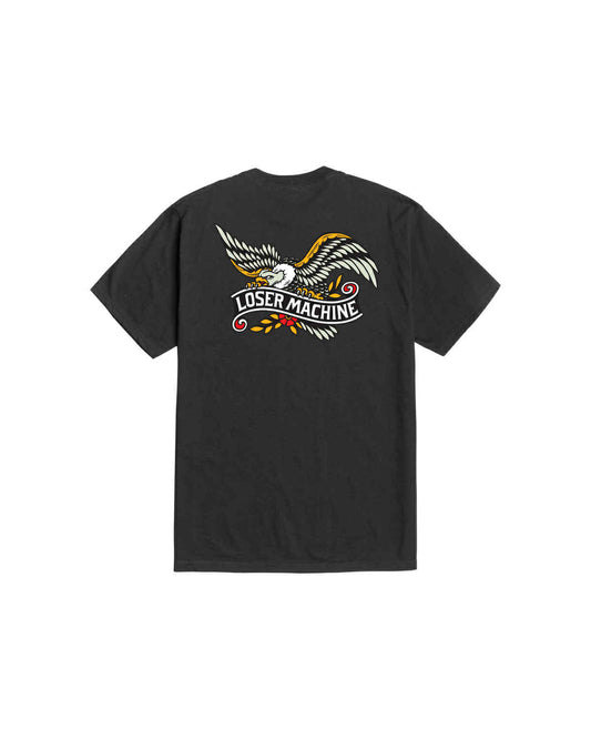 LOSER MACHINE COMPANY GLORY BOUND STOCK T-SHIRT - BLACK