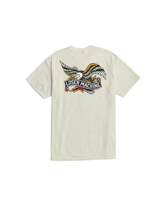 LOSER MACHINE COMPANY GLORY BOUND STOCK T-SHIRT - CREAM