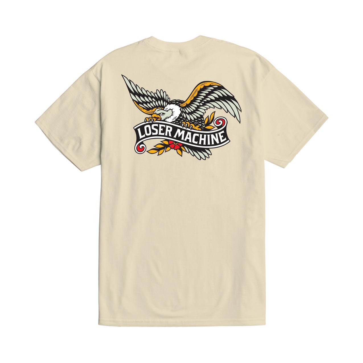 LOSER MACHINE COMPANY GLORY BOUND T-SHIRT - CREAM