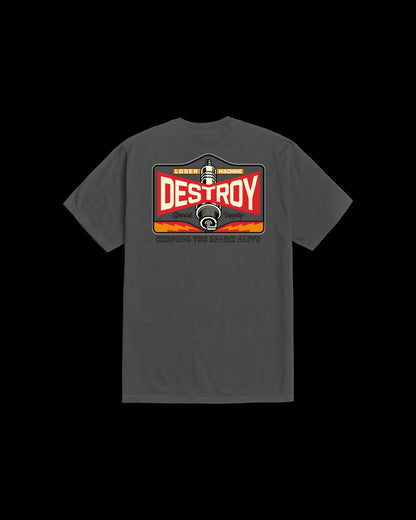 LOSER MACHINE HOT SPARK STOCK T-SHIRT - BLACK