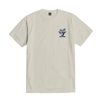 LOSER MACHINE COMPANY X MOONEYES PARTNERSHIP STOCK T-SHIRT - CREAM