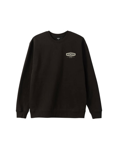 LOSER MACHINE COMPANY OVERDRIVE II CREWNECK - BLACK