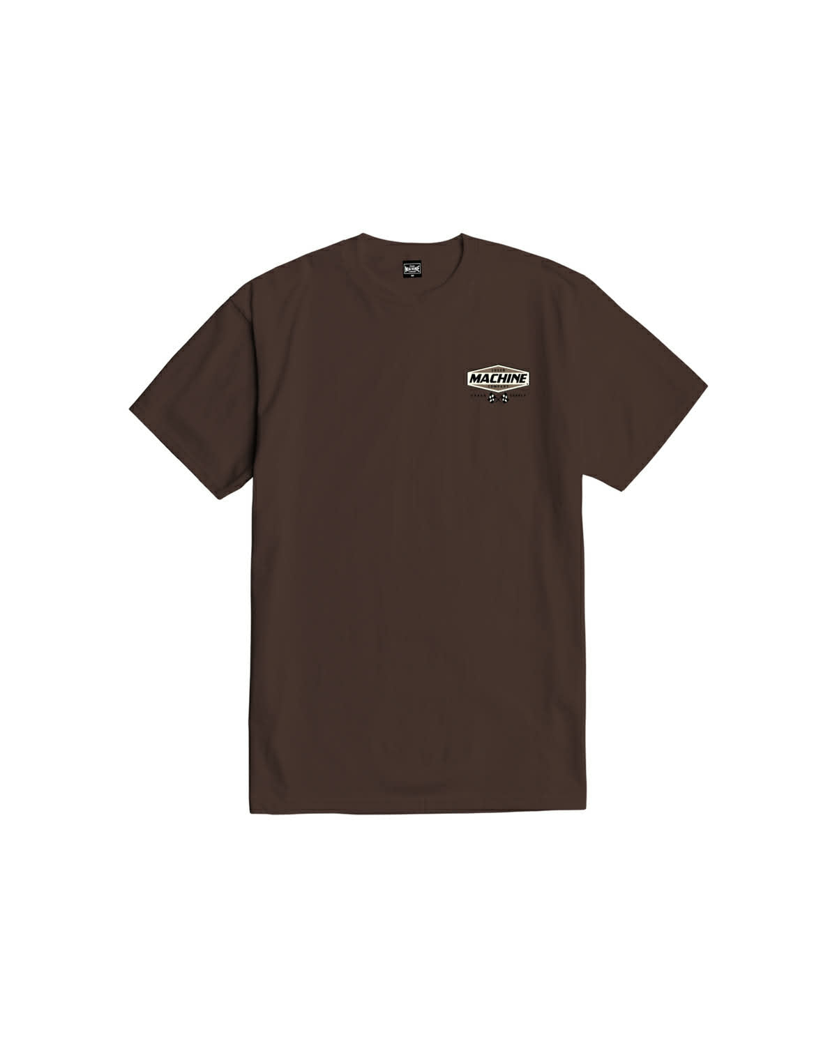LOSER MACHINE COMPANY OVERDRIVE STOCK T-SHIRT - JAVA BROWN