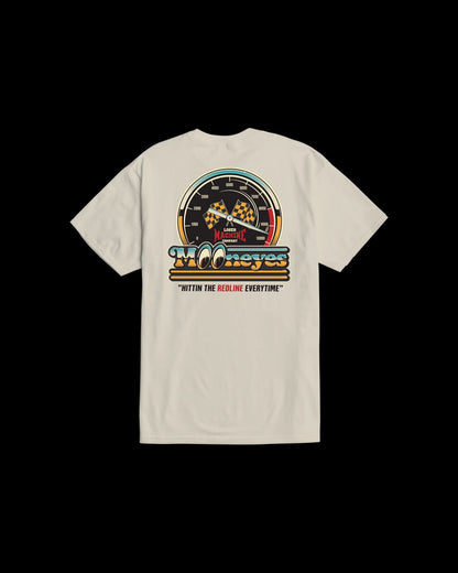 LOSER MACHINE REDLINE STOCK T-SHIRT - CREAM