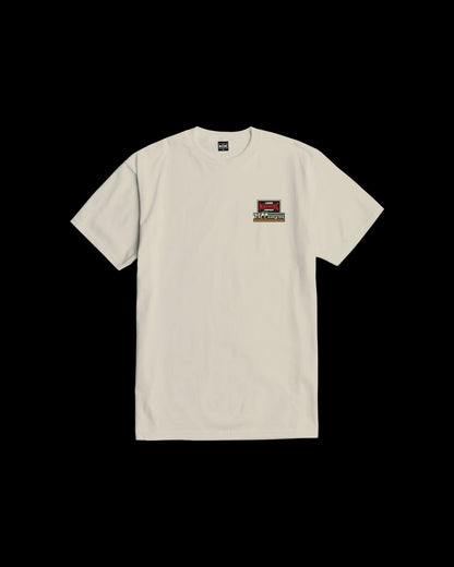 LOSER MACHINE REDLINE STOCK T-SHIRT - CREAM