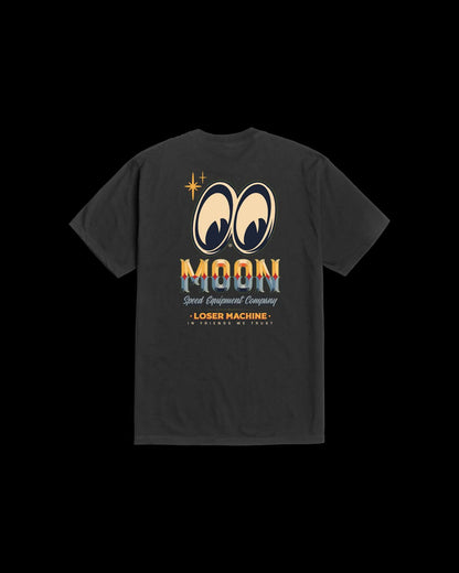 LOSER MACHINE SIGN BOARD STOCK T-SHIRT - BLACK