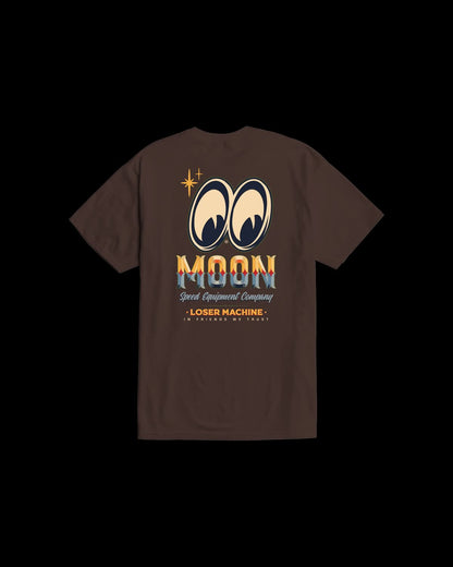LOSER MACHINE SIGN BOARD STOCK T-SHIRT - JAVA BROWN