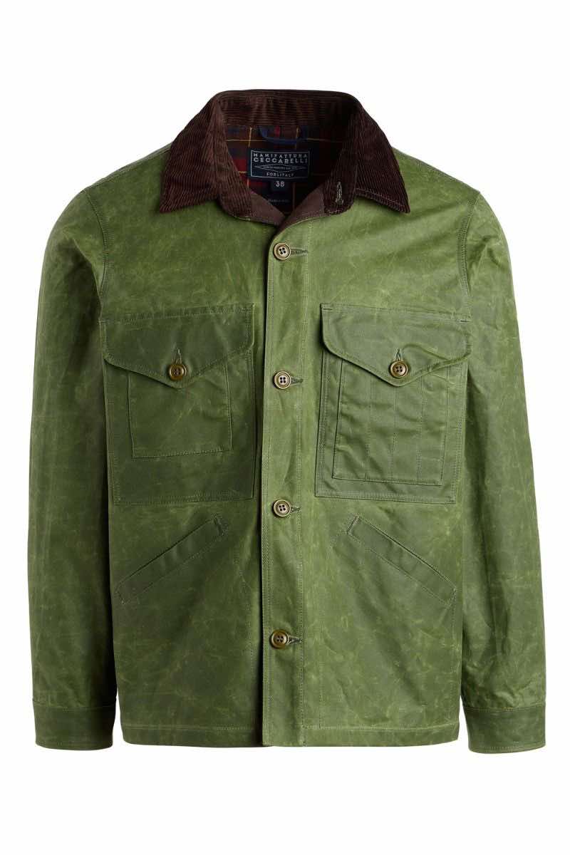 MANIFATTURA CECCARELLI WORK JACKET 7087-WX - LIGHT GREEN