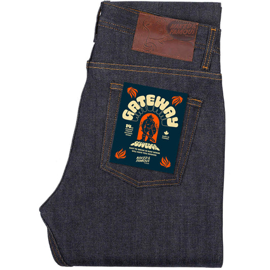 NAKED AND FAMOUS DENIM WEIRD GUY - GATEWAY SELVEDGE 14.3OZ