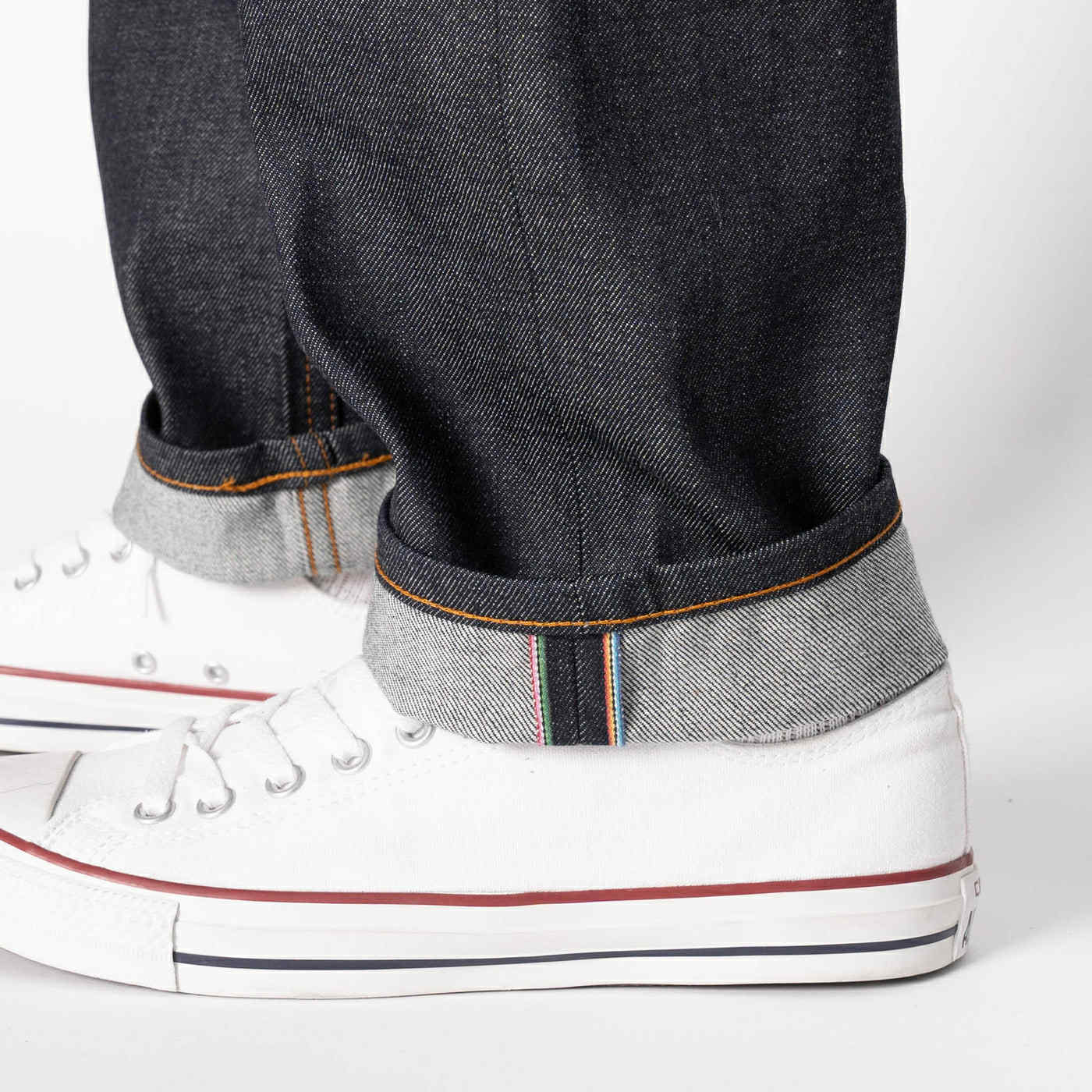 NAKED AND FAMOUS DENIM WEIRD GUY - DIA DE LOS MUERTOS SELVEDGE 12.5OZ