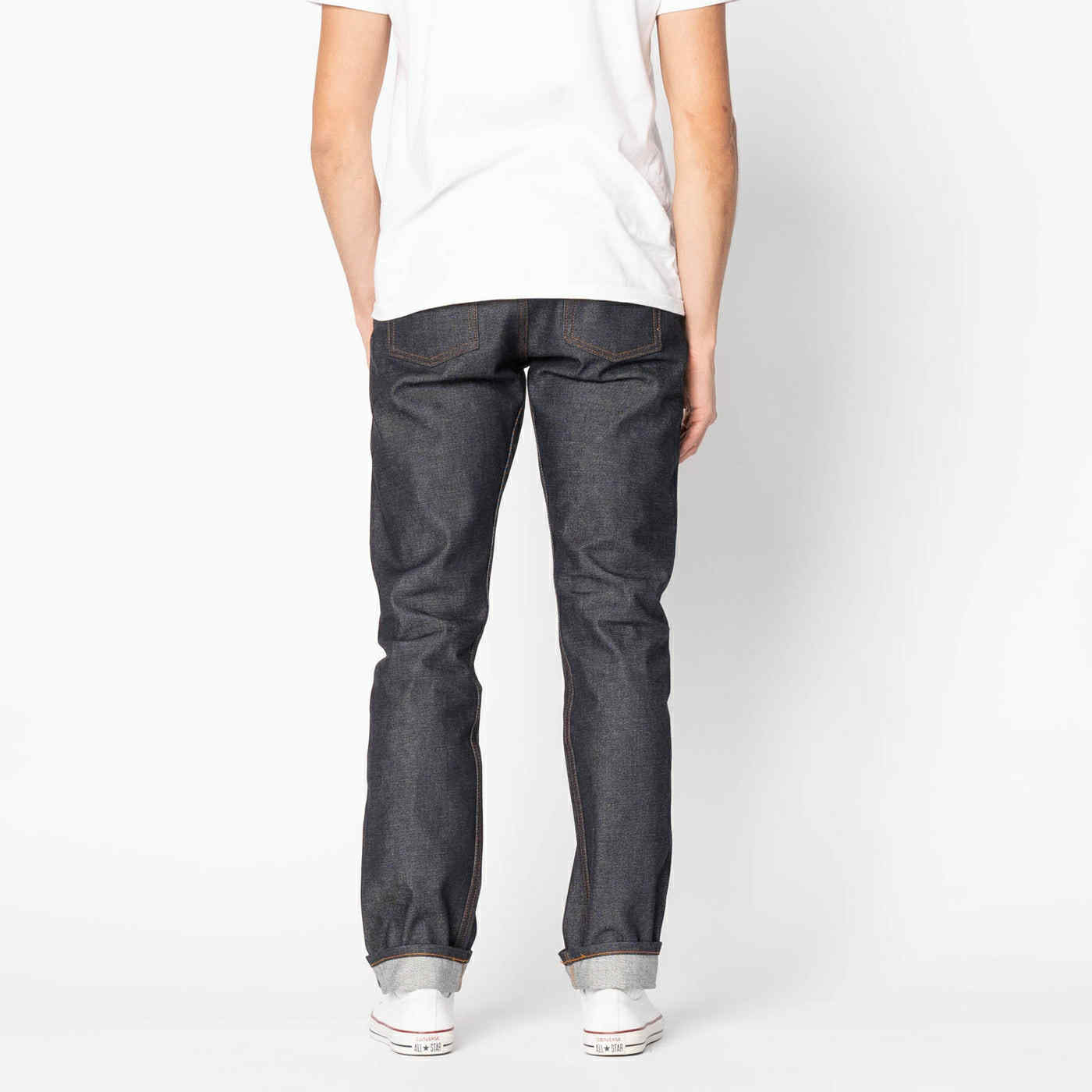 NAKED AND FAMOUS DENIM WEIRD GUY - DIA DE LOS MUERTOS SELVEDGE 12.5OZ