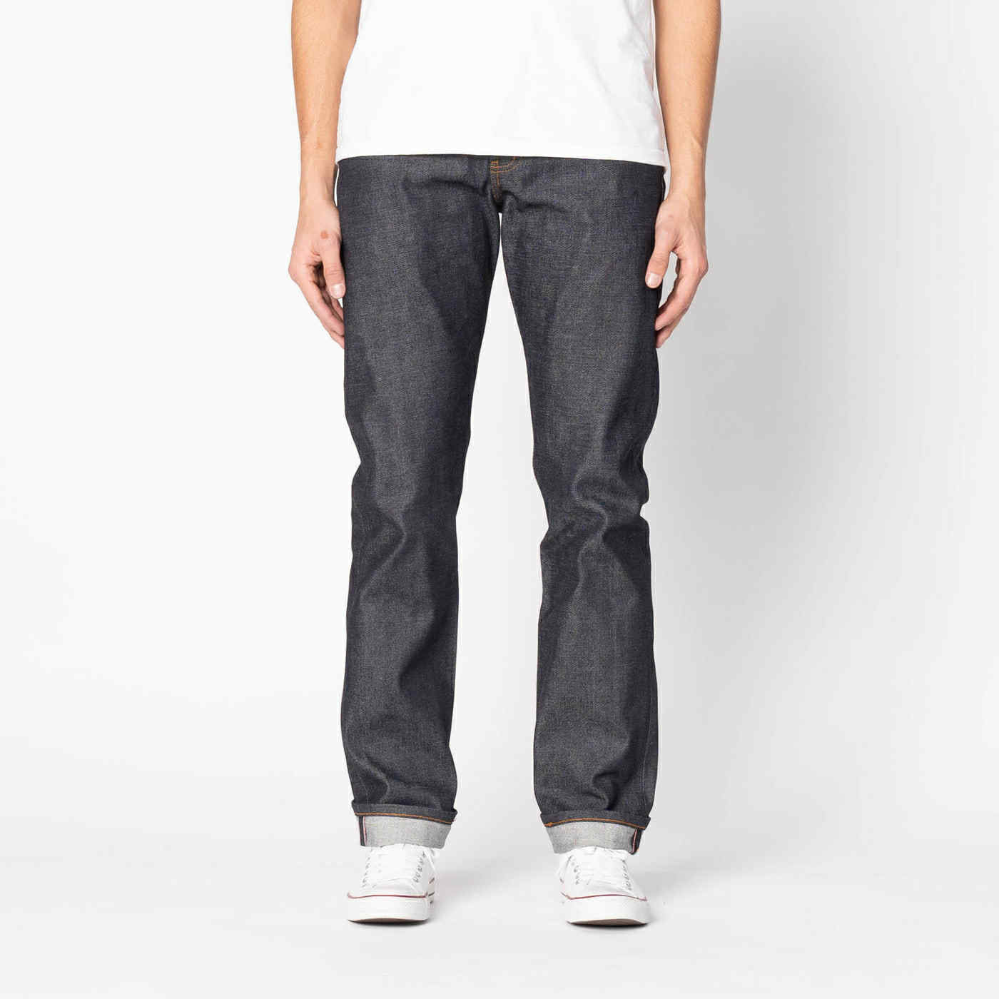 NAKED AND FAMOUS DENIM WEIRD GUY - DIA DE LOS MUERTOS SELVEDGE 12.5OZ