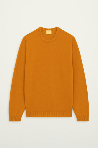 NITTO KNITWEAR PULL YOURI COL ROND - OCRE