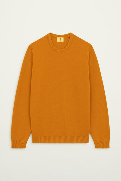 NITTO KNITWEAR PULL YOURI COL ROND - OCRE