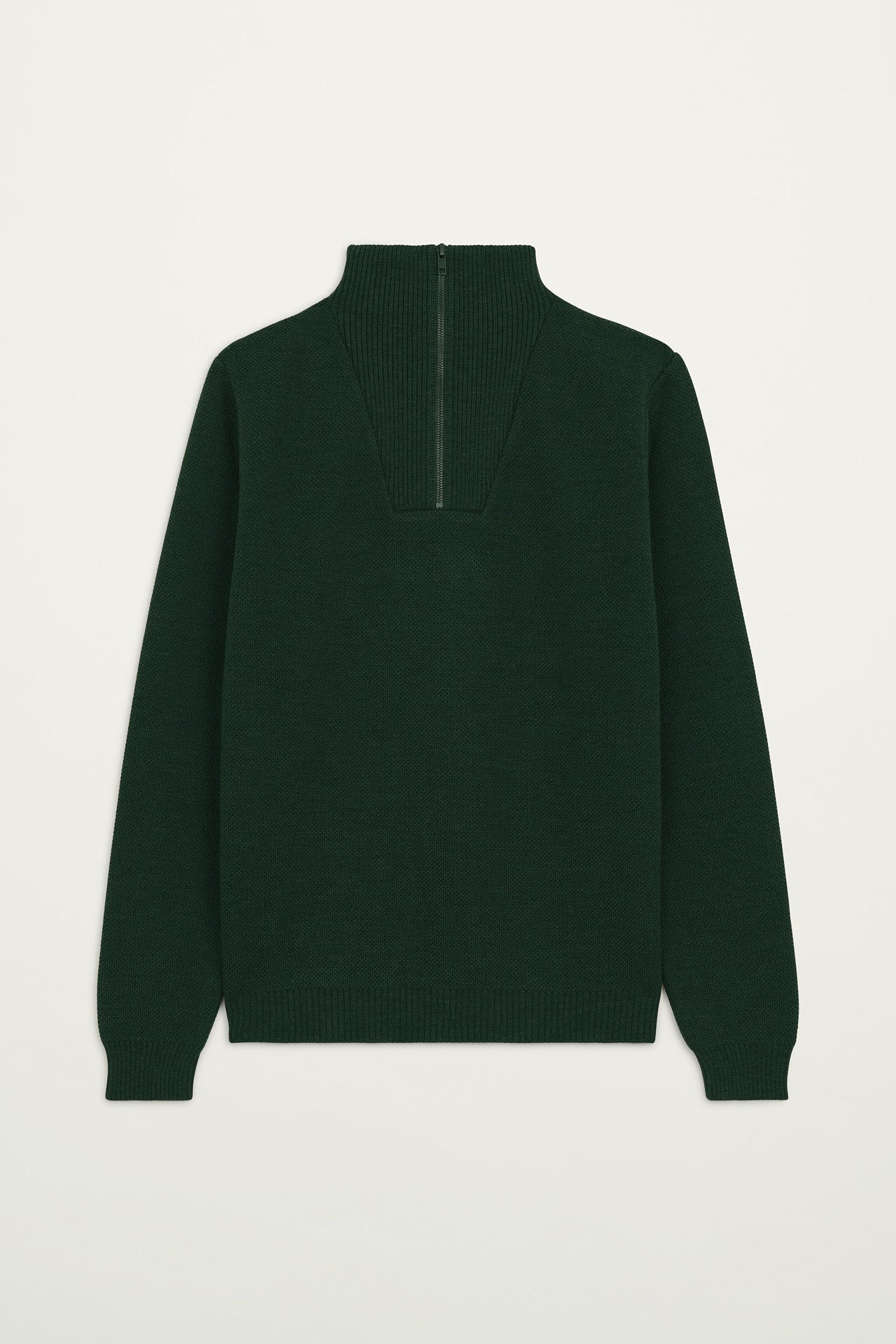 NITTO KNITWEAR PULL YOURI CAMIONNEUR - VERT FORET