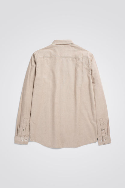 NORSE PROJECTS ANTON BRUSHED FLANNEL - UTILITY KHAKI