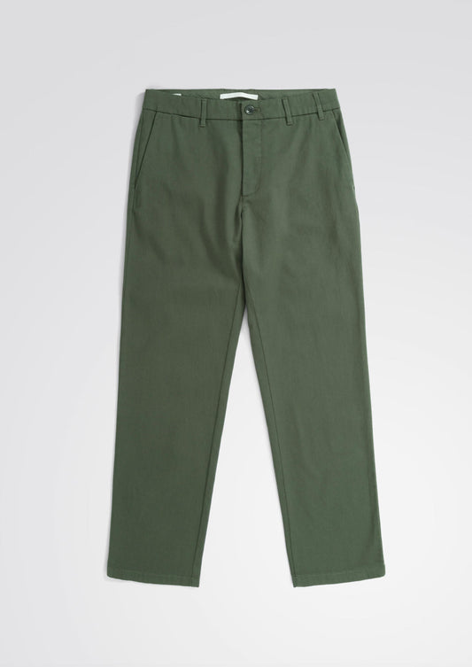 NORSE PROJECTS AROS REGULAR LIGHT STRETCH - SPRUCE GREEN