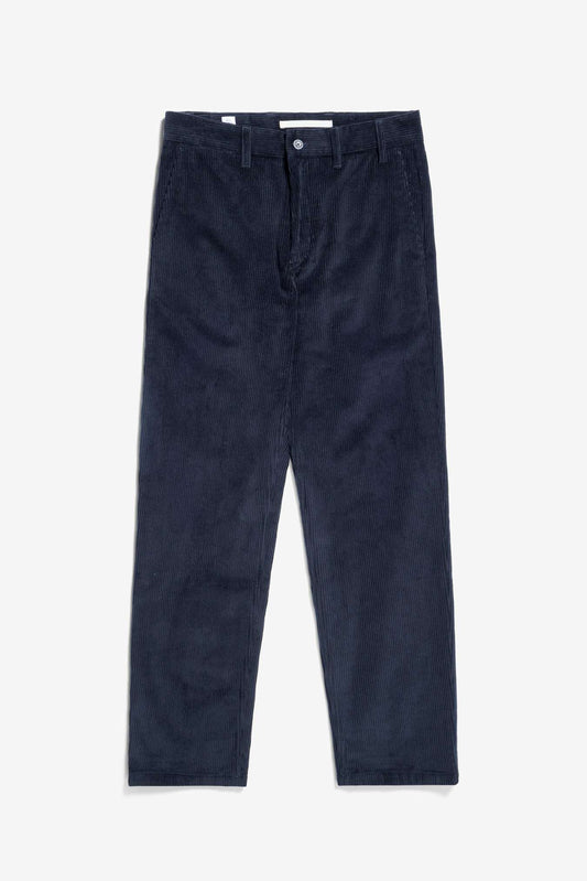 NORSE PROJECTS AROS REGULAR WIDE WALE CORDUROY CHINO - DARK NAVY