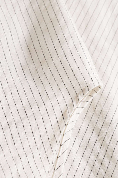 NORSE PROJECTS MO OVERSIZED STRIPED SHIRT - ECRU