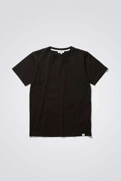 NORSE PROJECTS NIELS STANDARD T-SHIRT - BLACK OLIVE