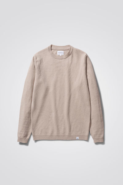 NORSE PROJECTS SIGFRED LAMBSWOOL SWEATER - OATMEAL