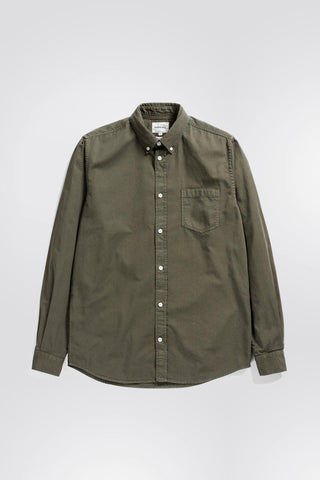 NORSE PROJECTS ANTON LIGHT TWILL - BEECH GREEN