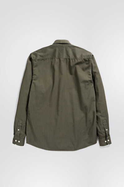 NORSE PROJECTS ANTON LIGHT TWILL - BEECH GREEN
