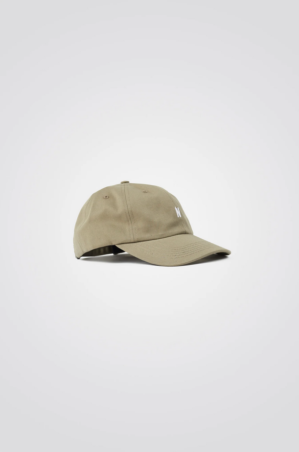 NORSE PROJECTS TWILL SPORTS CAP - SEDIMENT GREEN