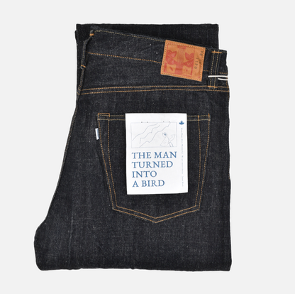 OMOTO DENIM 0411 STRAIGHT FIT 15.5 OZ SLUB-NEP - ONE WASH