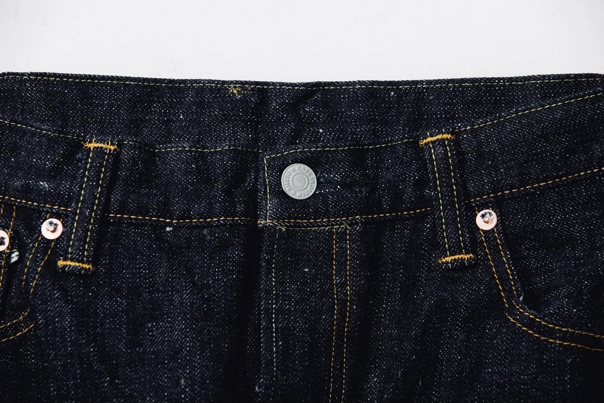 OMOTO DENIM 0611 RELAX FIT 15.5 OZ SLUB-NEP - ONE WASH