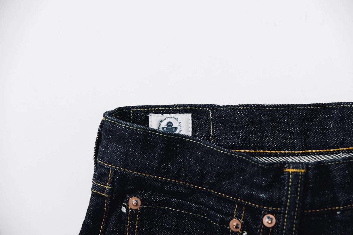 OMOTO DENIM 0611 RELAX FIT 15.5 OZ SLUB-NEP - ONE WASH