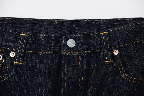 OMOTO DENIM 0811 LOOSE FIT 15.5 OZ SLUB-NEP - ONE WASH
