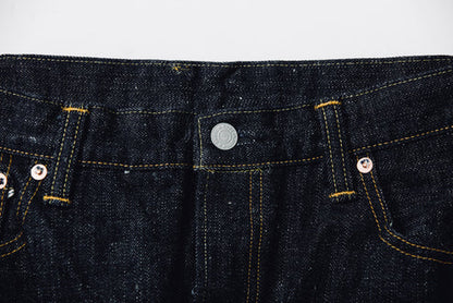 OMOTO DENIM 0811 LOOSE FIT 15.5 OZ SLUB-NEP - ONE WASH