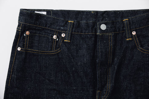 OMOTO DENIM 0811 LOOSE FIT 15.5 OZ SLUB-NEP - ONE WASH