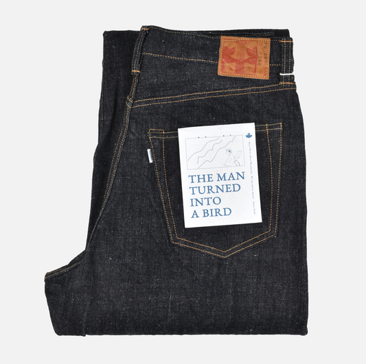 OMOTO DENIM 0811 LOOSE FIT 15.5 OZ SLUB-NEP - ONE WASH