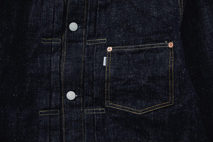OMOTO DENIM 3111 TYPE 1 SLUB-NEP DENIM JACKET 15.5OZ