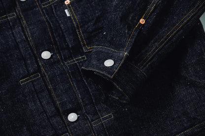 OMOTO DENIM 3111 TYPE 1 SLUB-NEP DENIM JACKET 15.5OZ