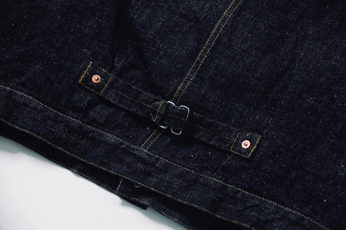OMOTO DENIM 3111 TYPE 1 SLUB-NEP DENIM JACKET 15.5OZ