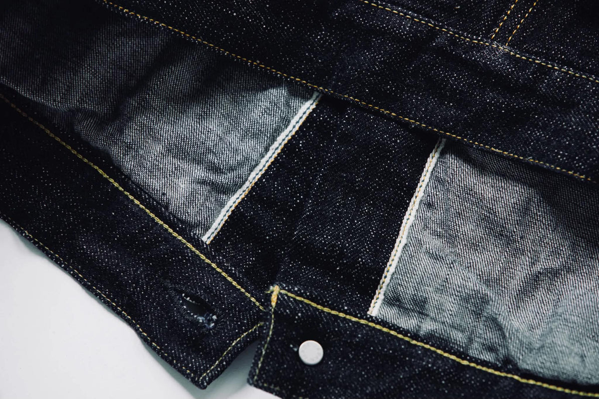 OMOTO DENIM 3111 TYPE 1 SLUB-NEP DENIM JACKET 15.5OZ