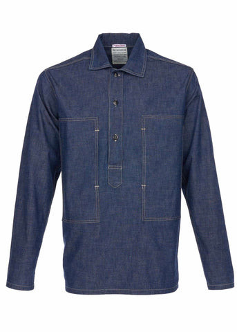 PIKE BROTHERS ARMY DENIM SHIRT - INDIGO