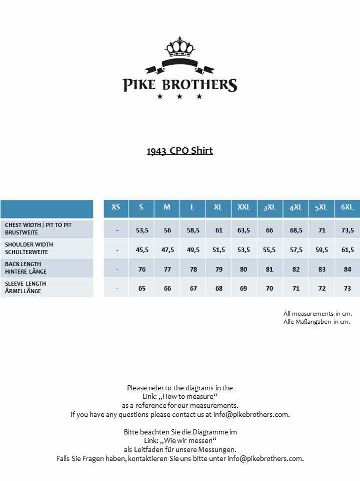 PIKE BROTHERS 1943 CPO SHIRT HAMBURG - BLUE