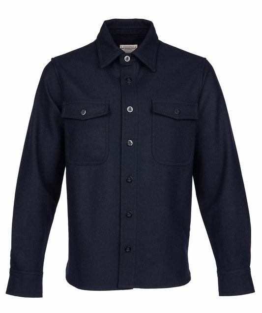 PIKE BROTHERS 1943 CPO SHIRT WOOL - NAVY