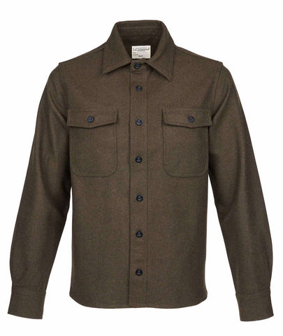 PIKE BROTHERS 1943 CPO SHIRT WOOL - OLIVE