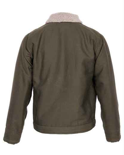 PIKE BROTHERS 1943 N1 DECK JACKET WAXED - OLIVE