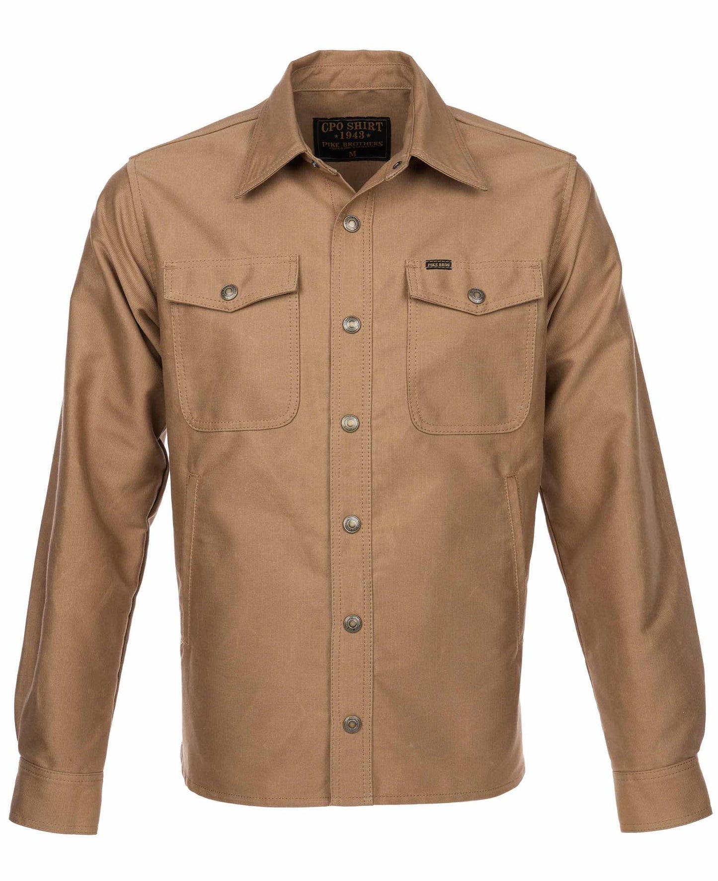 PIKE BROTHERS 1967 CPO SHIRT WAXED - KHAKI