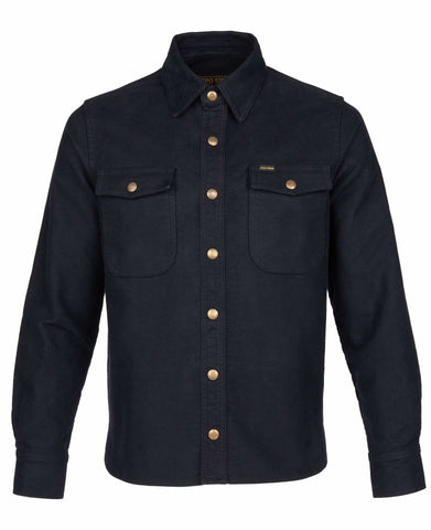 PIKE BROTHERS 1943 CPO SHIRT MOLESKIN - SULPHUR BLACK